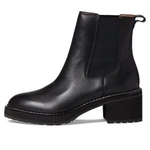 Madewell Leather Carina Platform Chelsea Boot Size 9